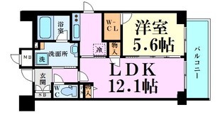 ブリリアント同心の物件間取画像